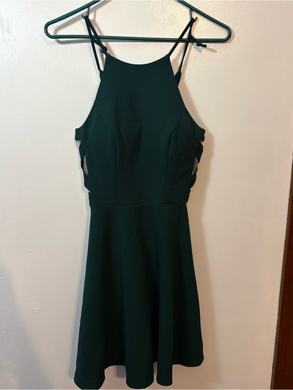 B Darlin Women’s Green Sleeveless A-Line Dress Size 3/4